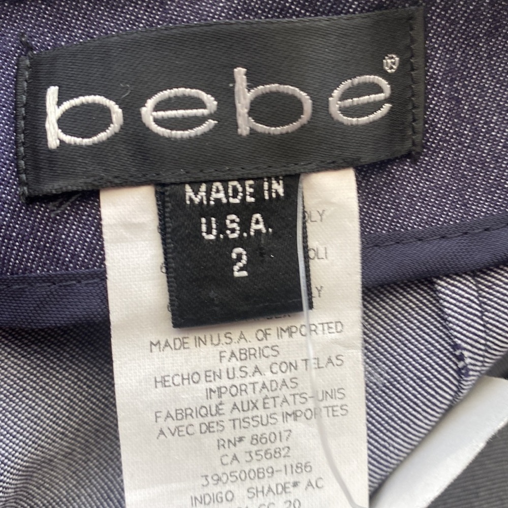 Bebe high waisted Ankle pants size 2 - Picture 4 of 6